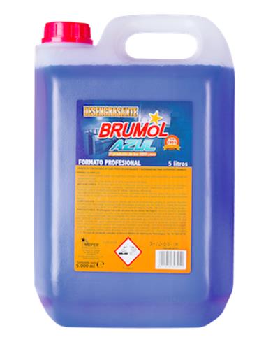 LIQUIDO DESENGRASANTE BRUMOL AZUL 5 LITROS