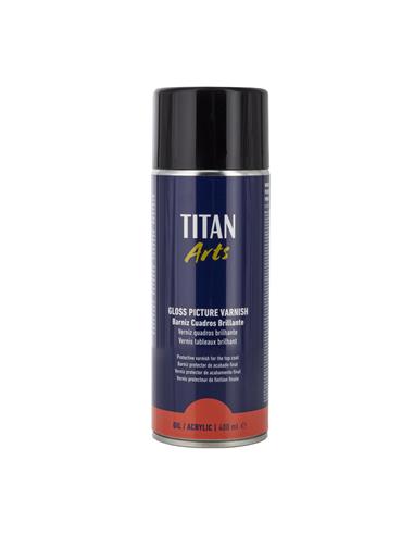 SPRAY BARNIZ CUADROS BRILLANTE TITAN 400 ml