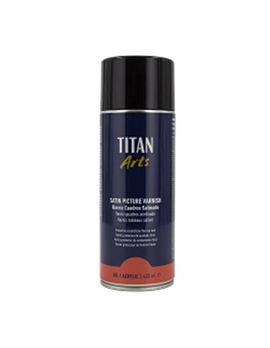 SPRAY BARNIZ CUADROS SATINADO TITAN 400 ml
