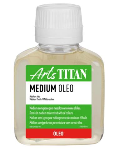 MEDIUM TITAN OLEOS TITAN 100 ml.