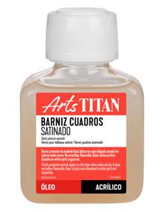 BARNIZ CUADROS SATINADO TITAN 100 ml.