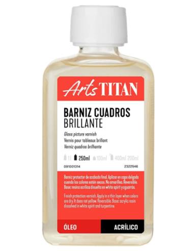 BARNIZ PARA CUADROS BRILLANTE TITAN 250 ml.