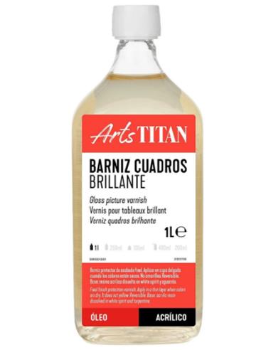 BARNIZ PARA CUADROS BRILLANTE TITAN 1 Lt.