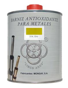 BARNIZ ANTIOXIDO METALES EXT.ORO 1 Lt.