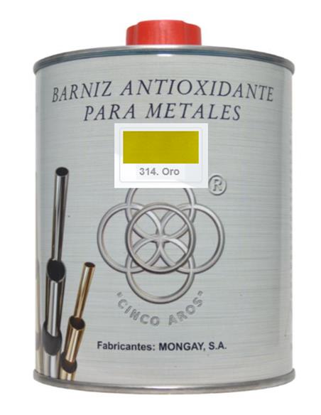 BARNIZ ANTIOXIDO METALES EXT.ORO 1 Lt.