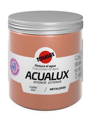 ACUALUX METALIZADO COBRE 863 250 ml.