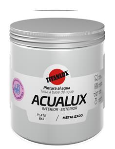 ACUALUX METALIZADO PLATA 250 ml. 0861