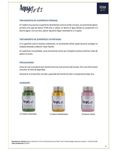 Ta aqua arts 865 tabaco 100 ml.