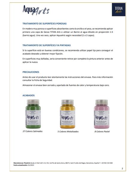 Ta aqua arts 874 rosa grisaceo 100 ml.