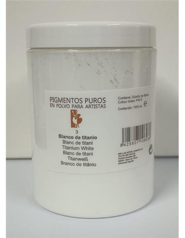PIGMENTO BLANCO DE TITANIO 1000 ml.