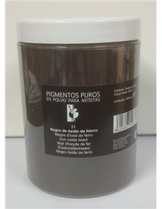 PIGMENTO NEGRO OXIDO HIERRO 1000 ml.