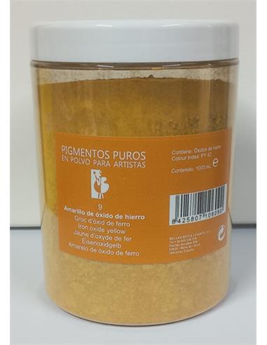 PIGMENTO AMARILLO OXIDO HIERRO 1000 ml.