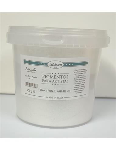 PIGMENTO BLANCO PLATA POLVO Ti-6 500 G.