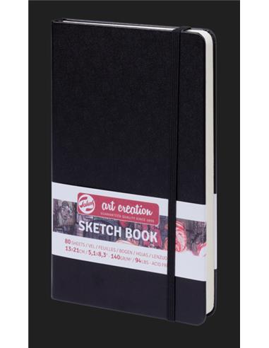 CUADERNO TAC SK.BLOCK NEGRO 13X21 140Gramos 80 hojas