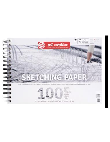 Papel para Dibujar de 29,7 x 21 cm 90 g 100 Hojas