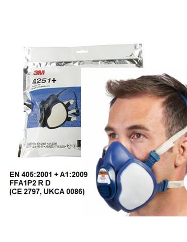 MASCARILLA 3 M 4251+ , FFA1P2 R D