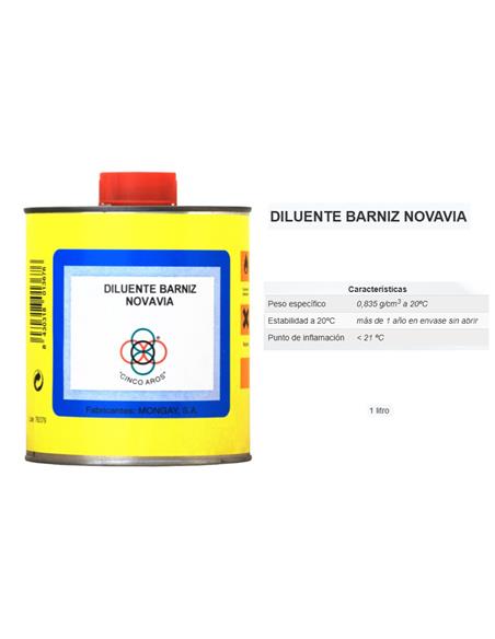 DILUYENTE BARNIZ NOVAVIA  1 Lt.