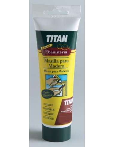 Masilla madera titan pino tb 125 ml.