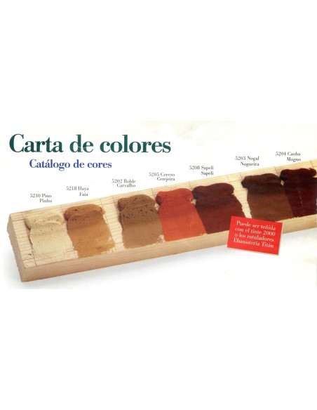Masilla madera titan wengue tb 125 ml.