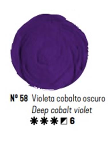 Oleo titan violeta cobalto oscuro 60 ml