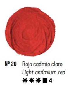 Acrilico titan rojo cadmio claro 60 ml