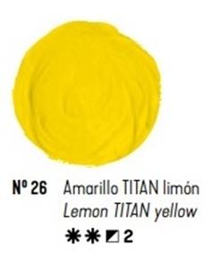 Acrilico titan amarillo titan limon 60 ml