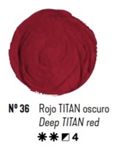 Acrilico titan rojo titan oscuro 60 ml
