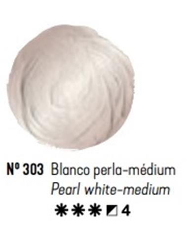 Acrilico titan blanco perla medium 60 ml.