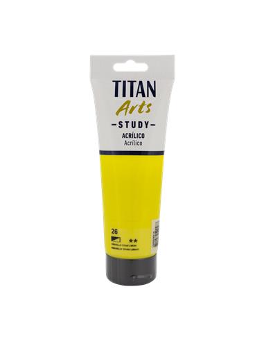 ACRILICO STUDY AMARILLO TITAN LIMON 250 ml.