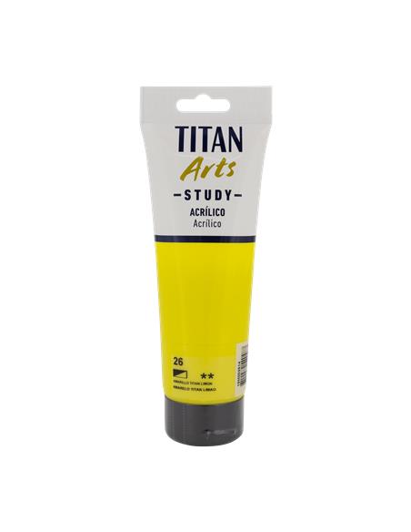 ACRILICO STUDY AMARILLO TITAN LIMON 250 ml.