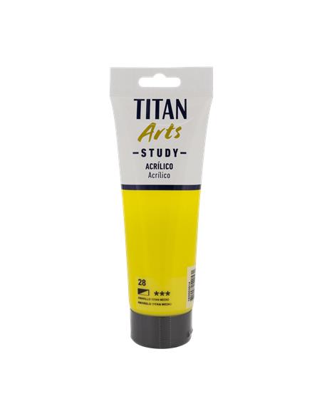 ACRILICO STUDY AMARILLO TITAN MEDIO 250 ml.