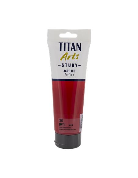 ACRILICO STUDY ROJO TITAN OSCURO 250 ml.
