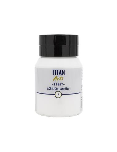 ACRILICO STUDY BLANCO TITANIO 500 ml.
