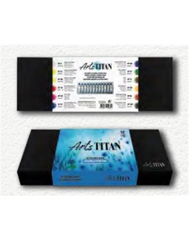 SET ACUARELAS TITANARTS 20ml - CAJA