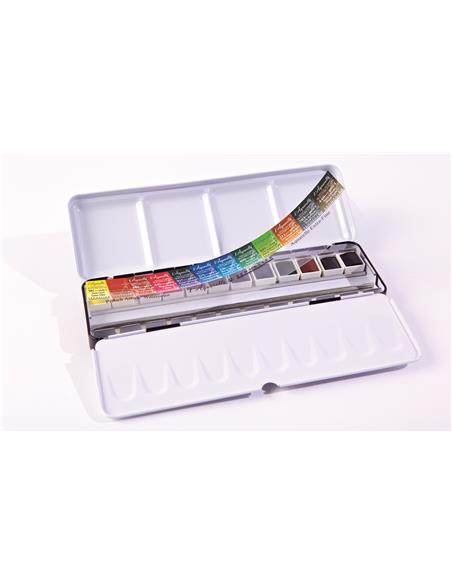SENNELIER CAJA METAL 12 MEDIAS PASTILLA ACUARELA EXTRA