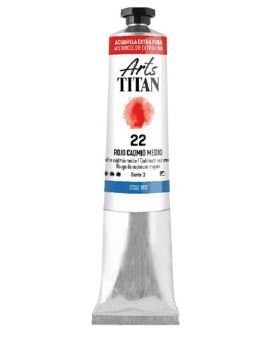 ACUARELA TITAN ROJO CADMIO MEDIO 20 ml.