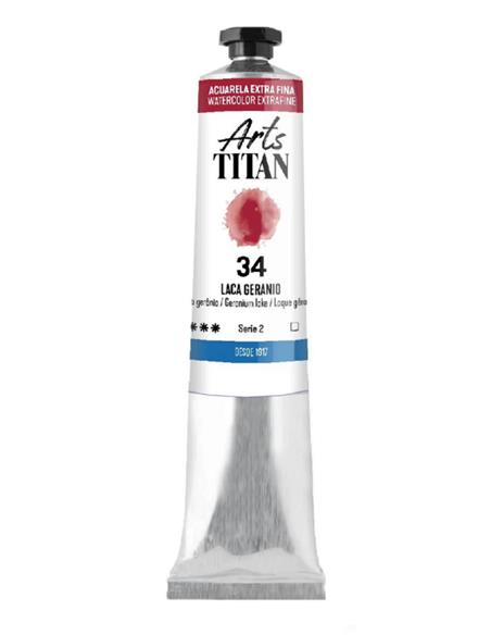 ACUARELA TITAN LACA GERANIO 20 ml*