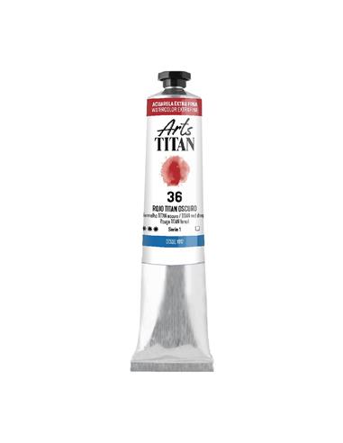 ACUARELA TITAN ROJO OSCURO 20 ml*