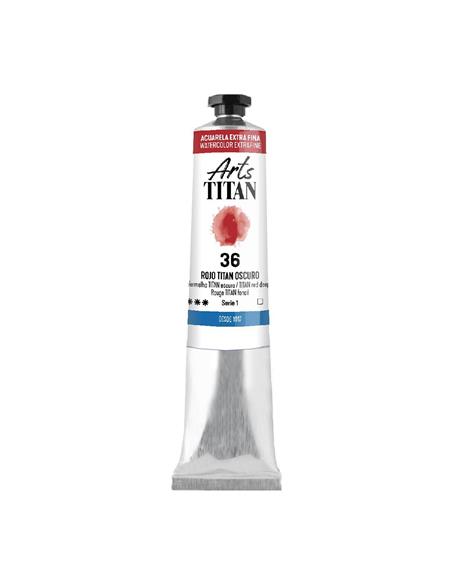 ACUARELA TITAN ROJO OSCURO 20 ml*