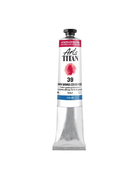 ACUARELA TITAN CARMIN GARANZA SOLIDO OSCURO  20 ml*