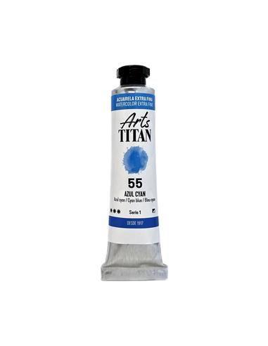 ACUARELA TITAN AZUL CYAN 20 ml.