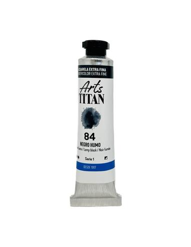 ACUARELA TITAN NEGRO HUMO 20 ml.