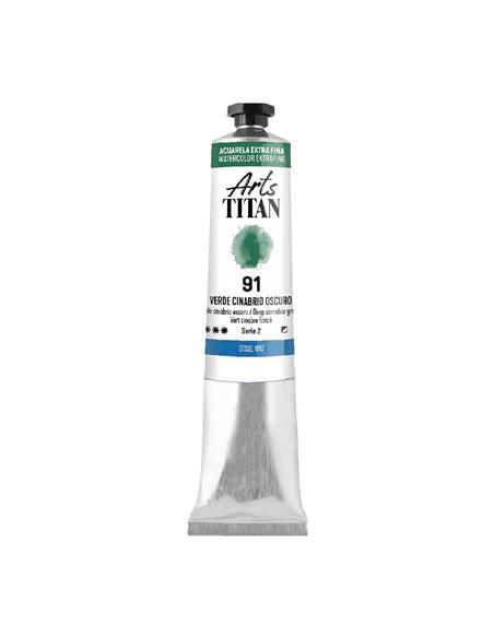 ACUARELA TITAN VERDE CINABRIO OSCURO 20 ml