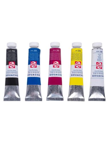 ESTUCHE CARTON TEMPERA EXTRAFINA 5 tb 20 ml.