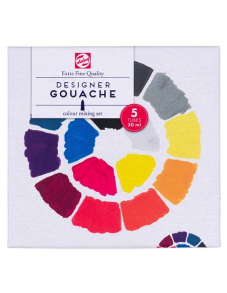 ESTUCHE CARTON TEMPERA EXTRAFINA 5 tb 20 ml.