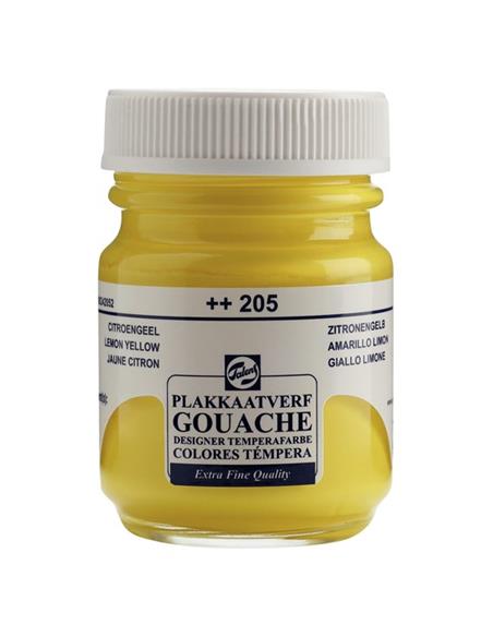 Tempera EXTRAF.talens amarillo limon (prim) 50 ml.