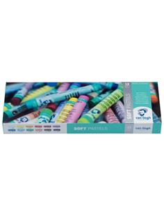 Set de pasteles suaves de iniciación con 12 colores