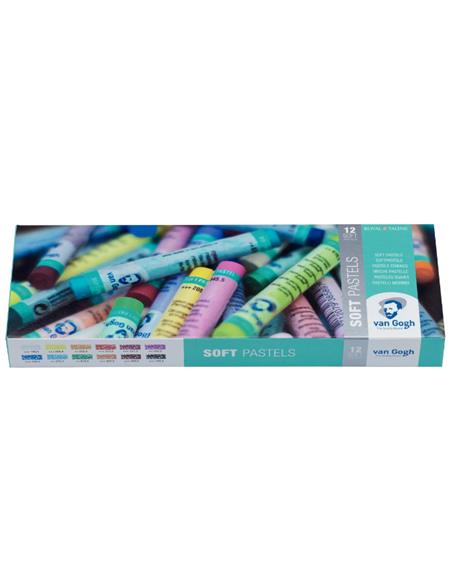 Set de pasteles suaves de iniciación con 12 colores