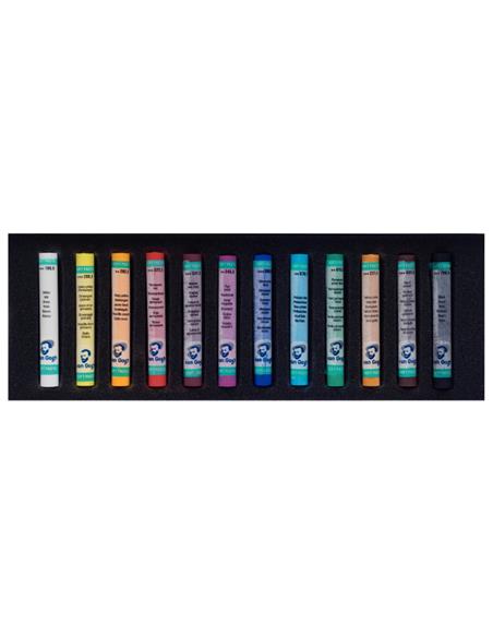 Set de pasteles suaves de iniciación con 12 colores