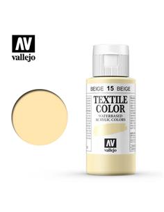 Pintura tela textile pastel beige (15) 60 ml.